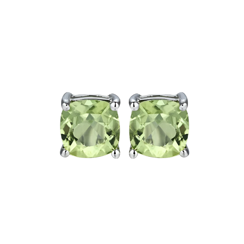 Color-Changing Zultanite/Diaspore Stud Earrings in Sterling Silver with White Rhodium Plating