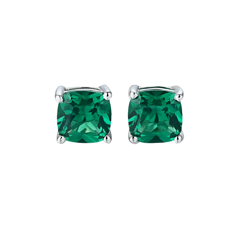 Color-Changing Zultanite/Diaspore Stud Earrings in Sterling Silver with White Rhodium Plating