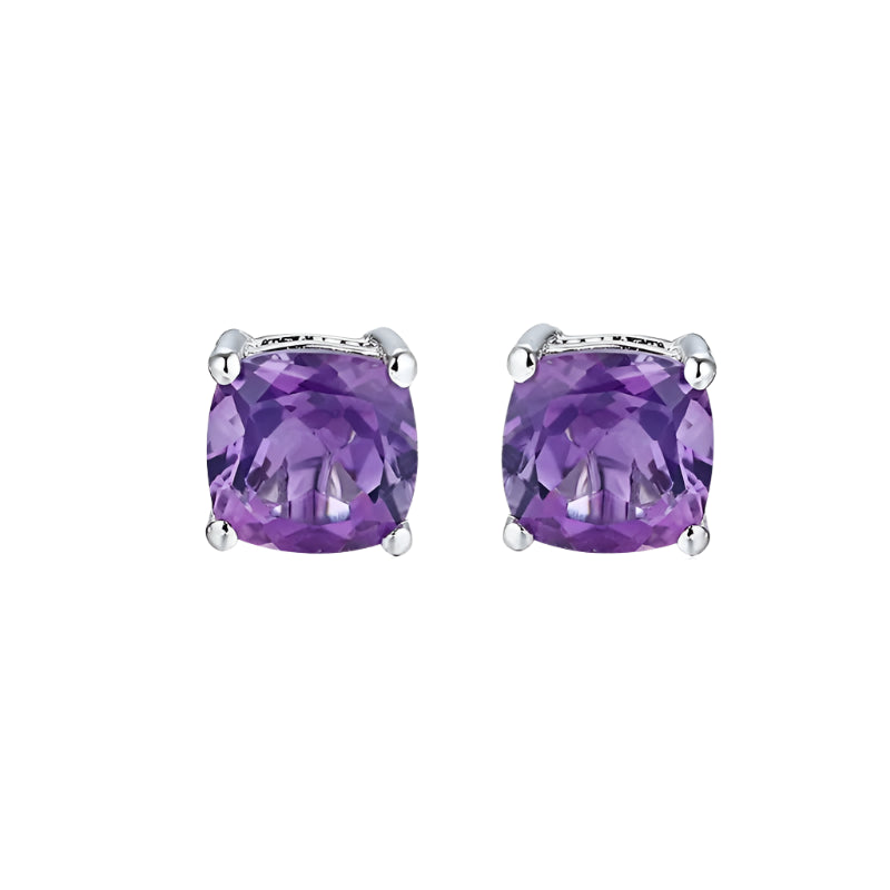 Color-Changing Zultanite/Diaspore Stud Earrings in Sterling Silver with White Rhodium Plating