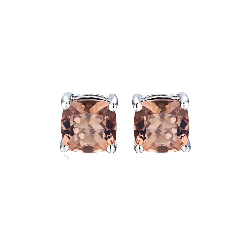 Color-Changing Zultanite/Diaspore Stud Earrings in Sterling Silver with White Rhodium Plating