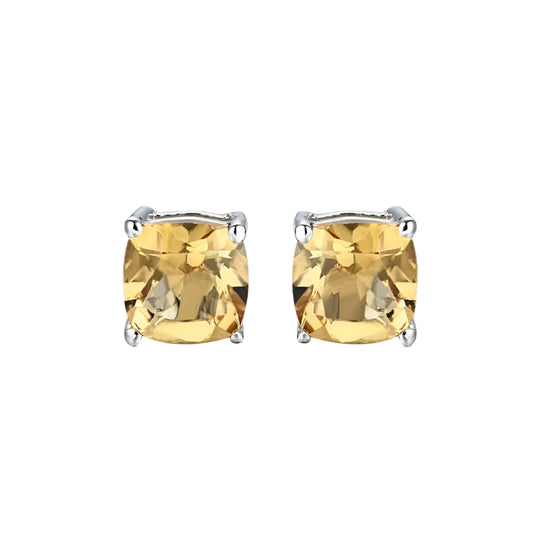 Color-Changing Zultanite/Diaspore Stud Earrings in Sterling Silver with White Rhodium Plating